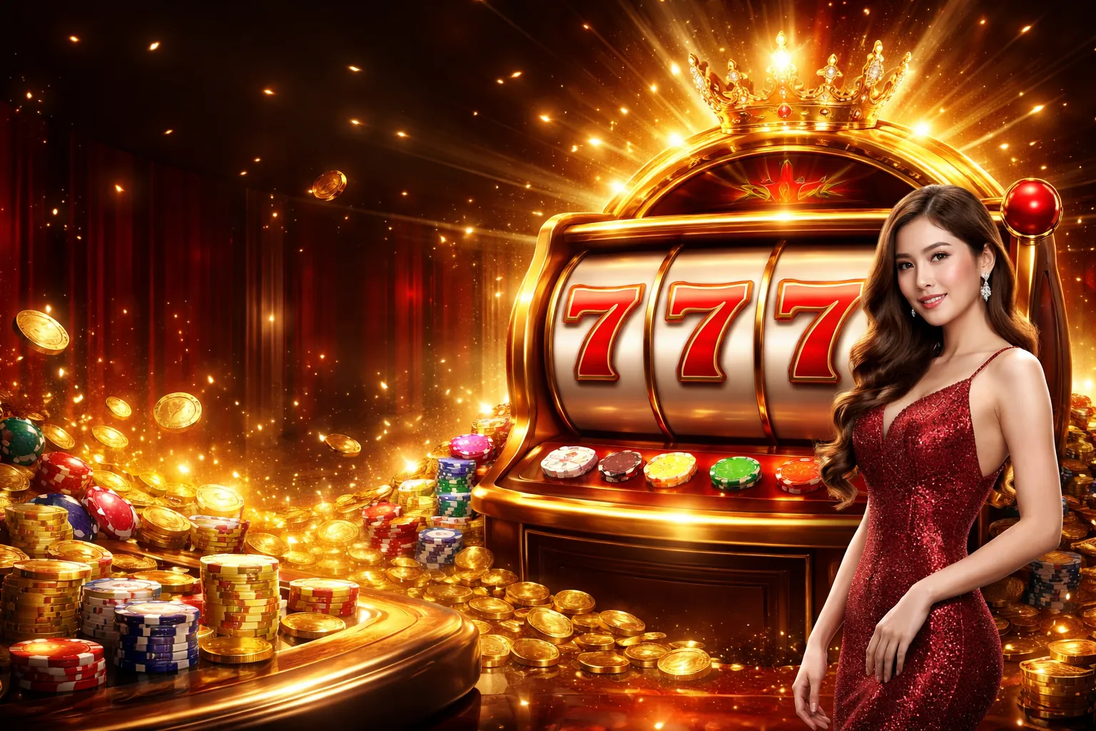 Hình ảnh tiền xu và nút cược tối đa trên giao diện slot ga65